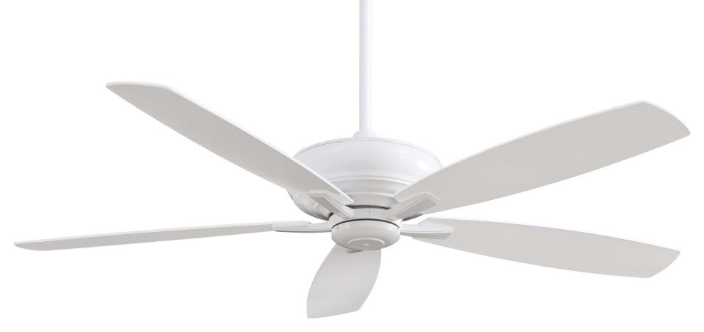 MinkaAire White Kola-XL 5-Blade 60" Energy Star Indoor Ceiling Fan w/ Remote