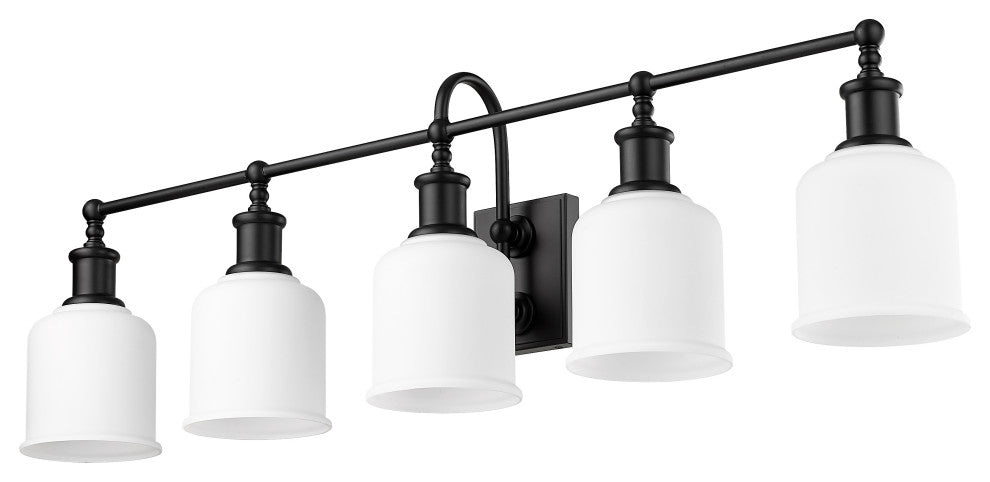 Zlite 733-5V-MB 5-Light Vanity, Matte Opal