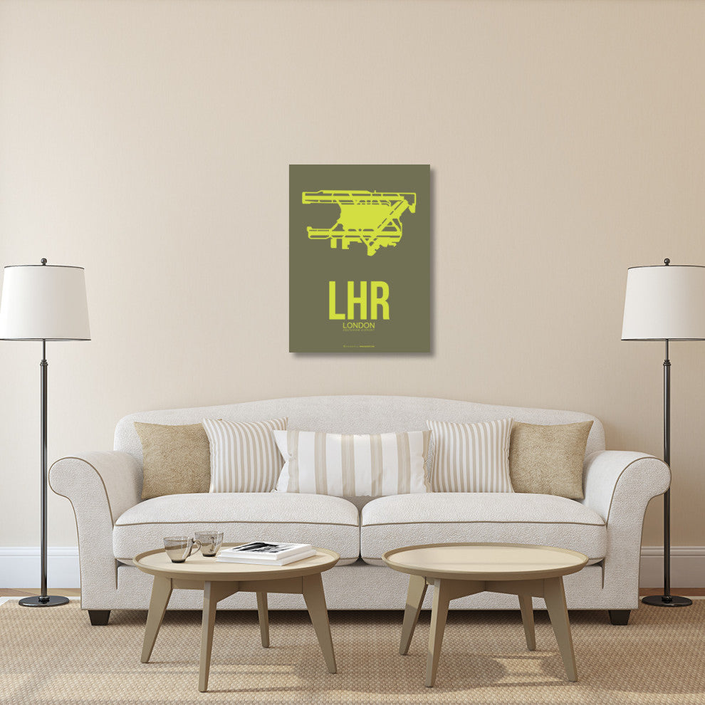"LHR London Poster 3" Fine Art Print