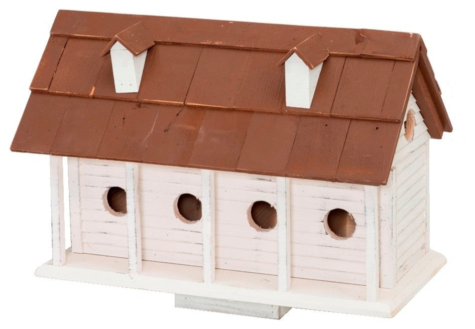 Martinsburg Manor, Large, White Wash With Brown Roof