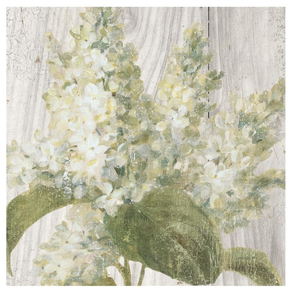 "Scented Cottage Florals II Crop" Digital Paper Print by Danhui Nai, 32"x32"