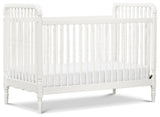 Liberty 3-in-1 Convertible Spindle Crib With Toddler Bed Conversion Kit, Warm White
