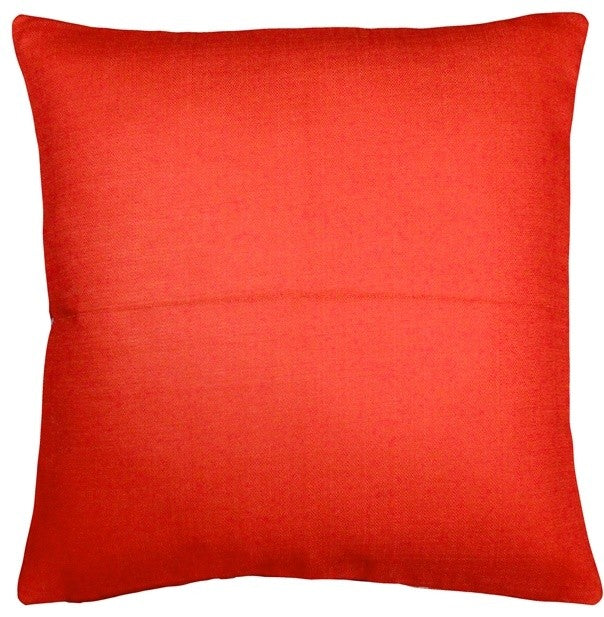 Tracy Upton Ocean Reef Coral on Red Throw Pillow, 20"x20"