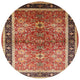 Ahgly Company Indoor Round Mid-Century Modern Area Rugs, 3' Round