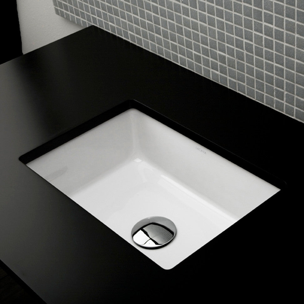 Lacava Cube Collection Lavatory, White