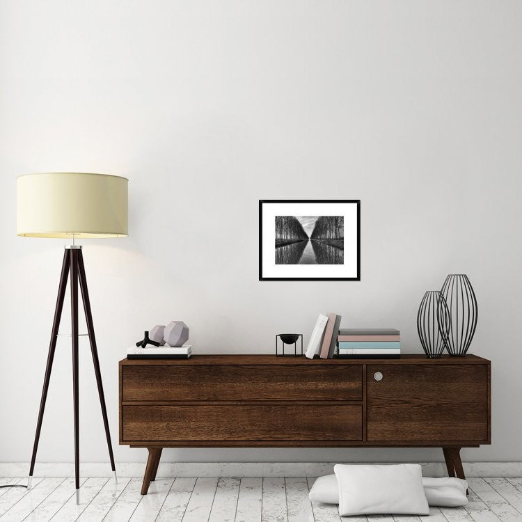 "Vanished To The Infinite" Framed Digital Print by Yvette Depaepe, 24"x19"
