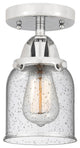 Small Bell Semi-Flush Mount, Polished Chrome, Seedy, Seedy