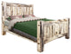 Big Sky Collection Live Edge Panel Bed, Full, Natural
