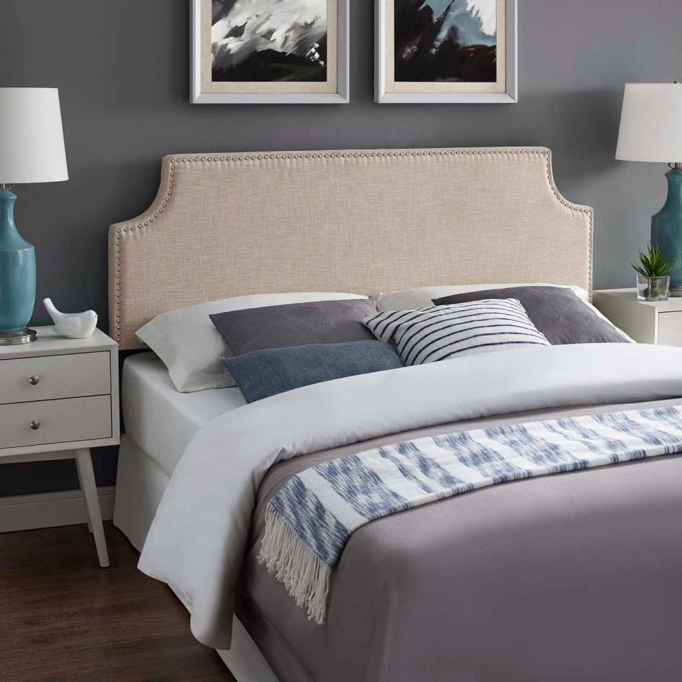 Laura King Upholstered Fabric Headboard by Modway