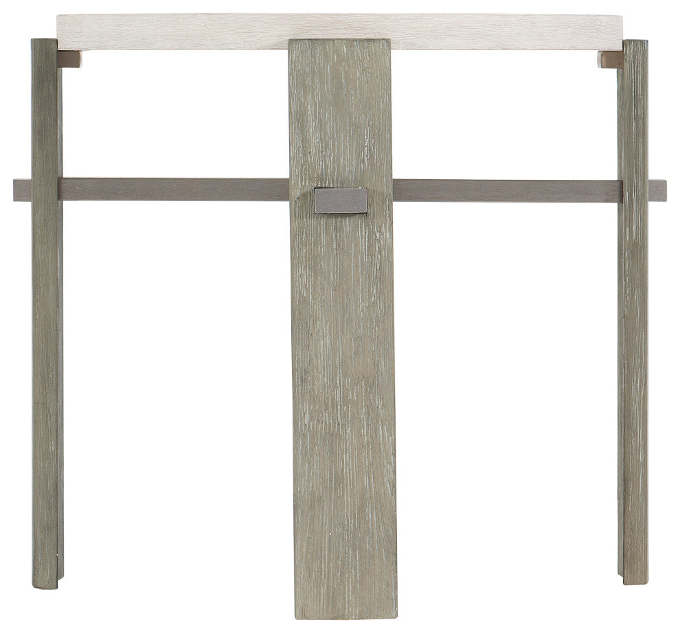 Bernhardt Foundations Round Side Table With Four Legs