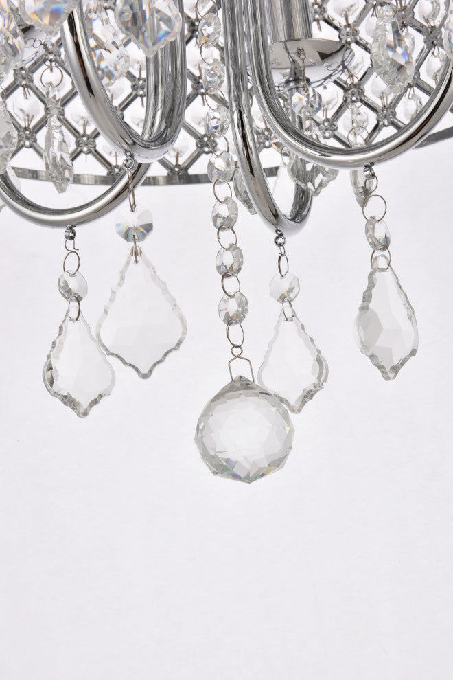 Emelia 14" Pendant, Chrome
