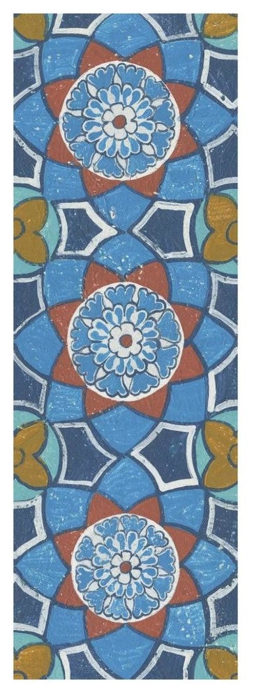 "Hex Tiles Panel II" Digital Paper Print by Kathrine Lovell, 26"x74"