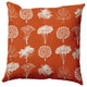 18" x 18" Field of Trees Decorative Throw Pillow, Sienna