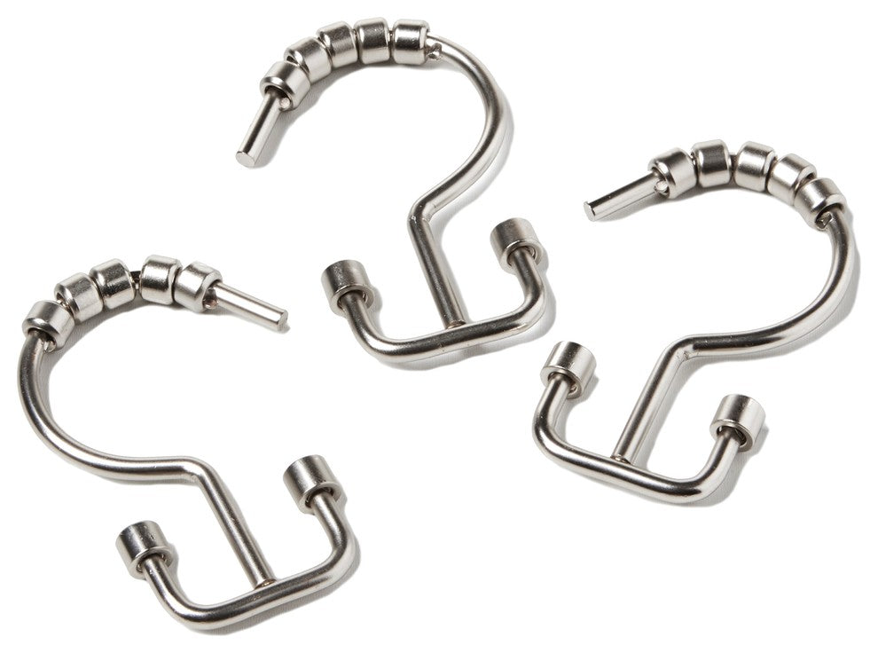 Double Hang Shower Curtain Hooks