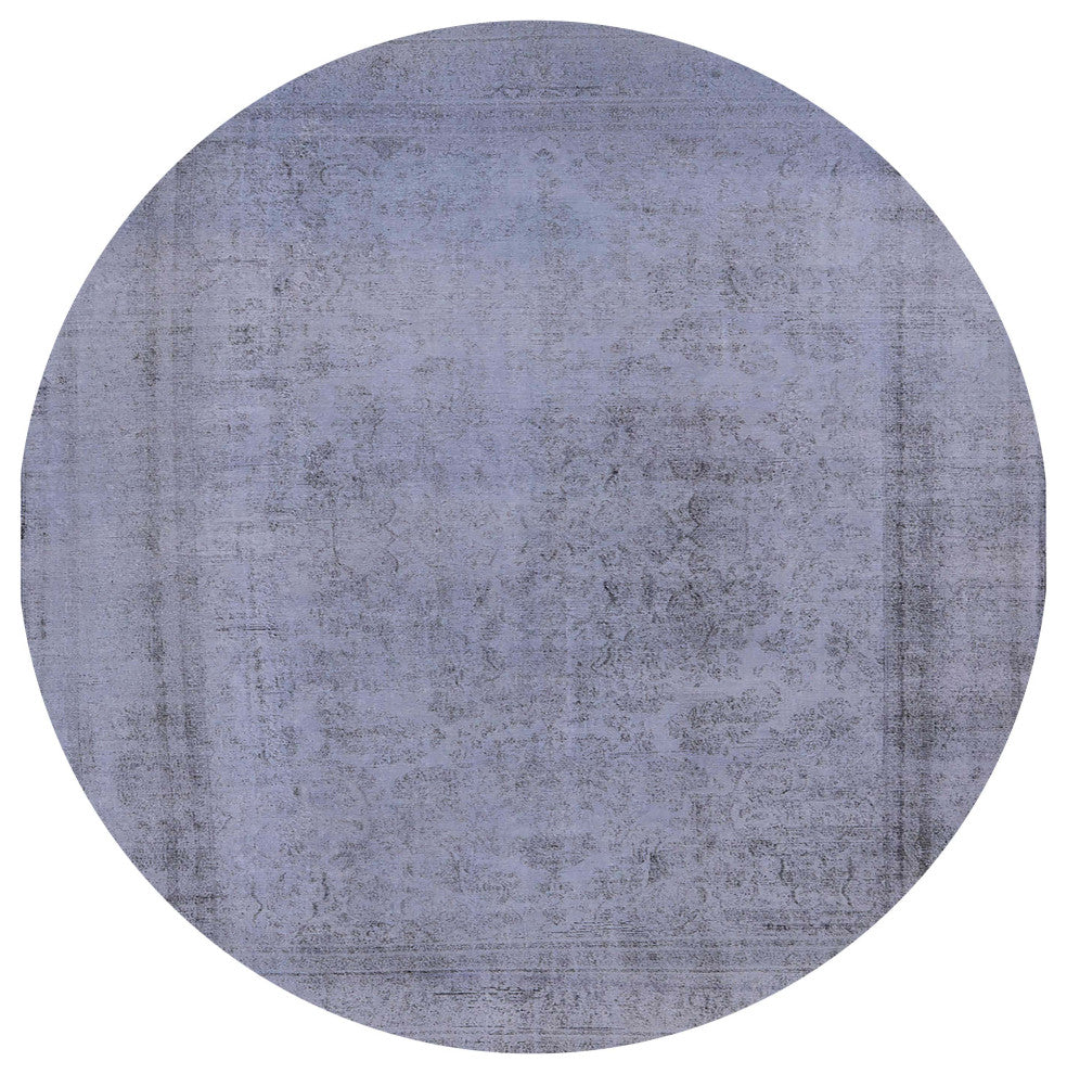 Ahgly Company Indoor Round Mid-Century Modern Area Rugs, 4' Round
