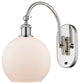 Innovations 518-1W-PN-G121-8-LED 1 Light 8" Sconce, Polished Nickel