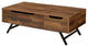 Wooden Coffee Table w/Lift Top, Walnut Finish