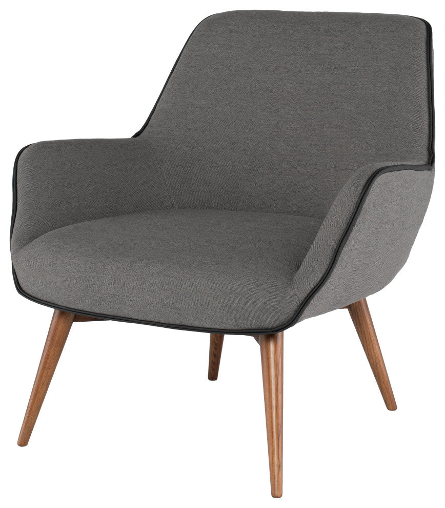 Gretchen Slate Grey Fabric Occasional Chair