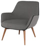 Gretchen Slate Grey Fabric Occasional Chair