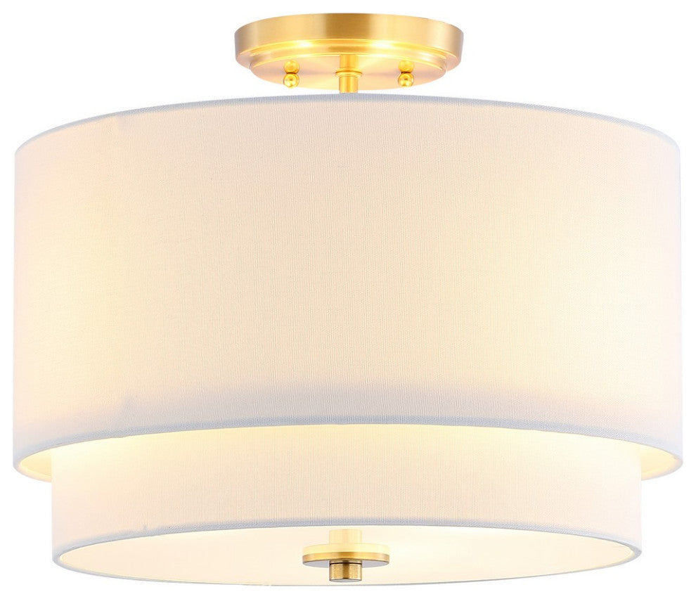 Safavieh Laconia Flush Mount Gold Base