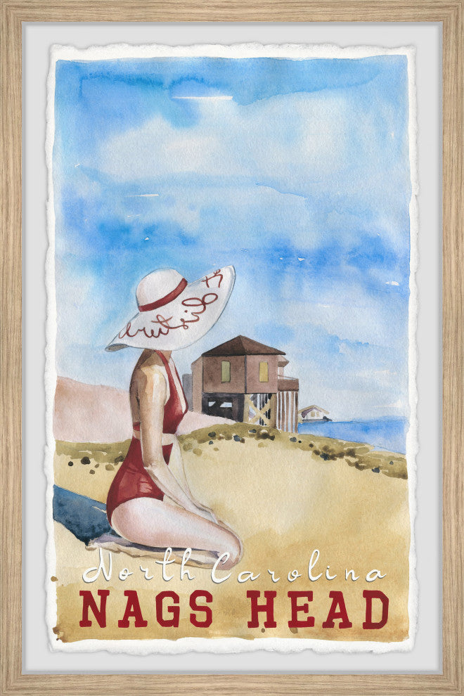 "Nags Head" Framed Painting Print, 8x12