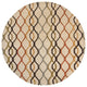 Rowe Contemporary Area Rug, 7'9" Round
