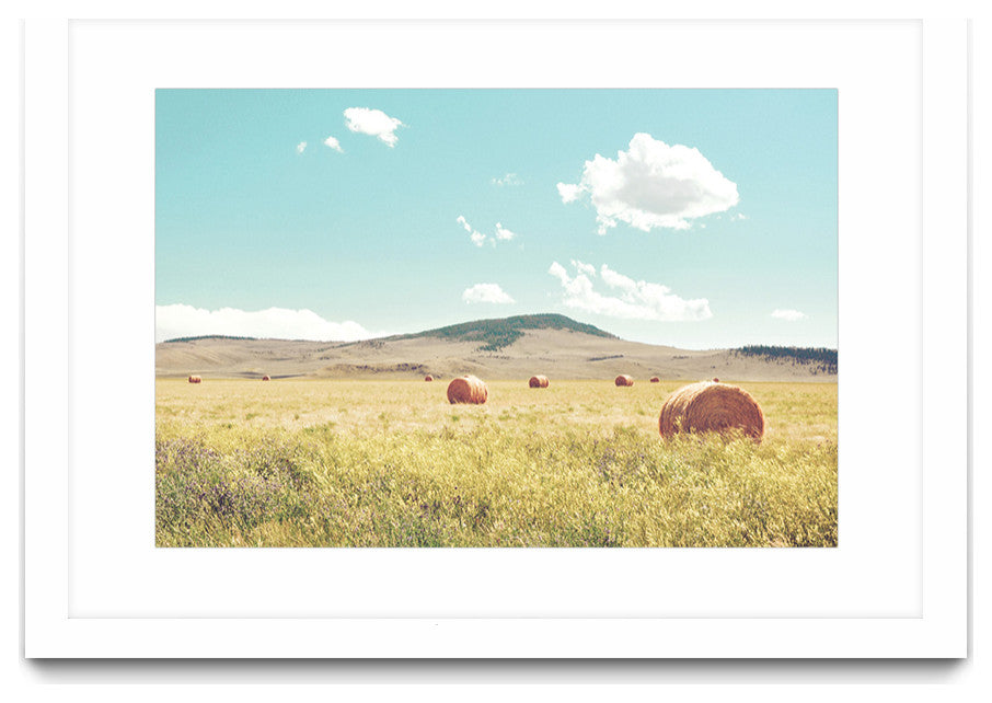 "A Day in the Field" Matted and Framed, 52"x36"