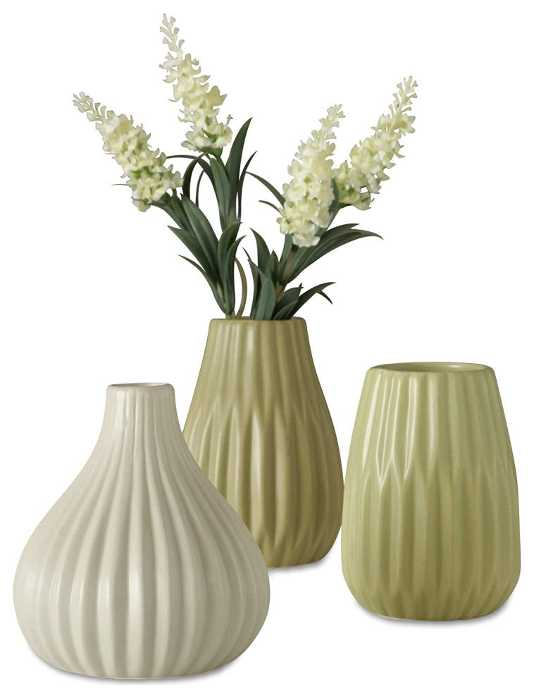 Pale Green Vase Set