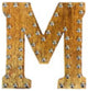 Handmade Eco-Friendly Wall Decor Alphabet Letter Block, 1.3x7.8x7.5