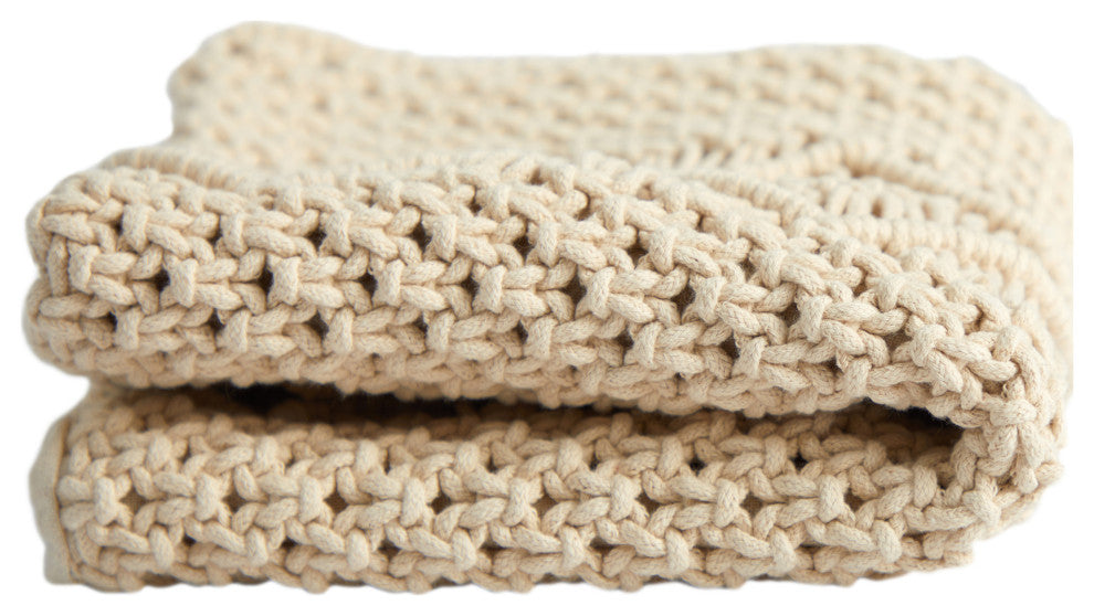 16" Boho Woven Macrame Decorative Pillow Cover