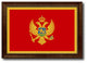 Montenegro Country Flag Canvas Print, 19"x27"