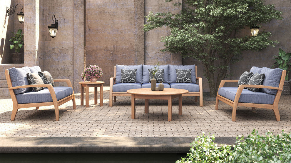 Douglas Nance Somerset Deep Seating Sofa, Navy