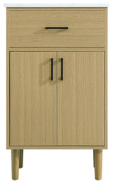 Home Living 20" Single Bathroom Vanity, Honey Brown