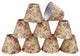 32003-9  Hardback Empire Chandelier Clip On Lamp Shade Floral Print 3"x6"x5"
