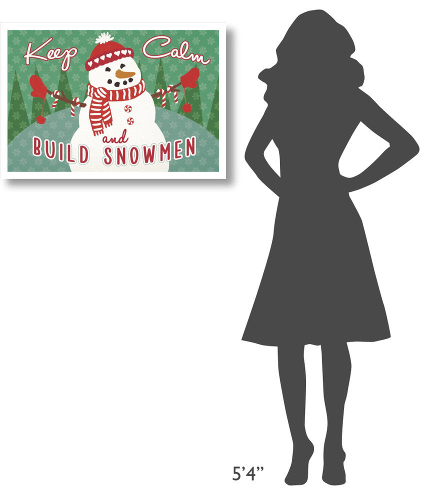 "Retro Christmas II Bright" Digital Paper Print by Janelle Penner, 32"x22"