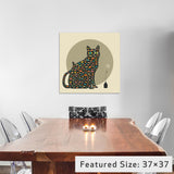 "The Watcher" by Jazzberry Blue, 12x12x1.5
