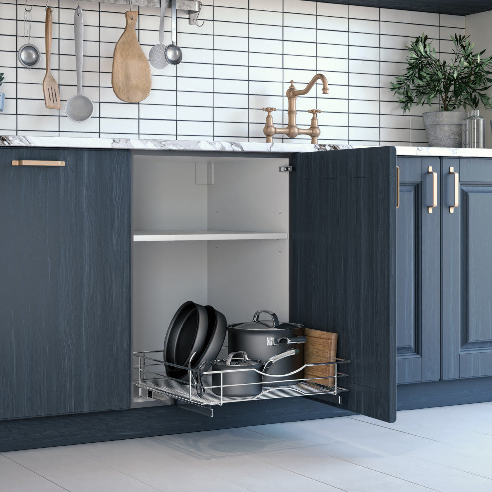 Home Zone Living 20" W x 21" D Pull-Out Cabinet Organizer
