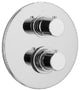 LaToscana Elba Thermostatic Valve w/ 2-Way Diverter Vol Cont Trim Kit, Valve Req