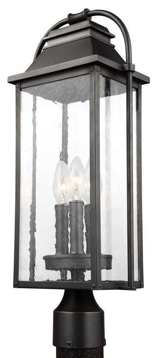 Generation Lighting 3-Light Post Lantern, Bronze