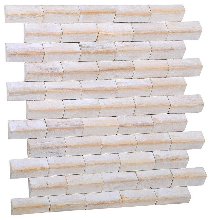 East at Main Spanish Steps Coral Teak Wall Tile