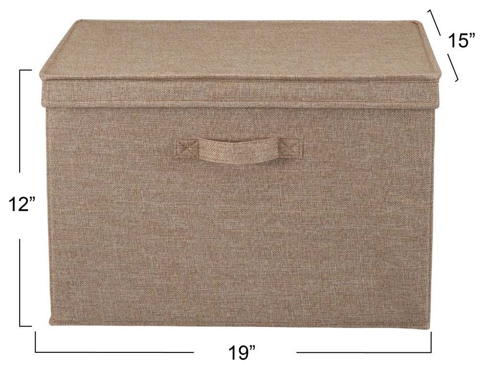 Wide KD Storage Box With Lid Box