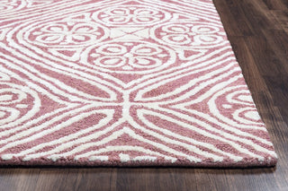 Rizzy Home Eden Harbor EH8892 Pink Trellis Area Rug, Rectangular 9'x12'