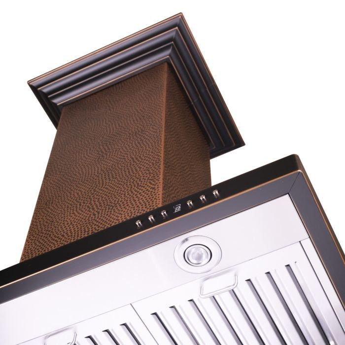ZLINE 30" Designer Series Hand Hammered Copper Island Mount Range Hood