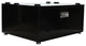 Equator Laundry Pedestal with Drawer in White/Black, Black