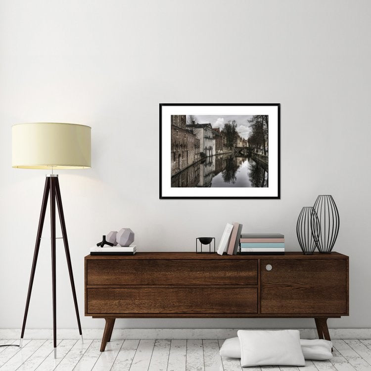 "Reflections Of The Past" Framed Digital Print by Yvette Depaepe, 40x32"