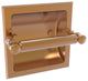 Carolina Recessed Toilet Paper Holder, Brushed Bronze
