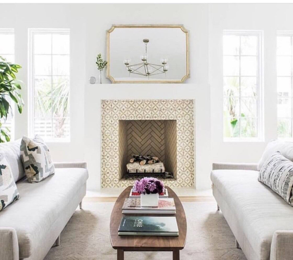 Tulip Silver And Gold Wall Mirror