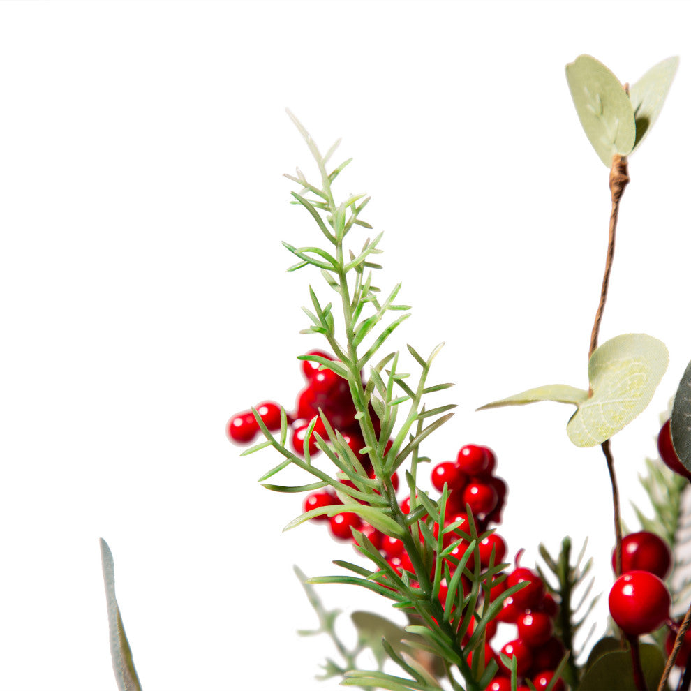 20"H Christmas Floral Table Tree Decor