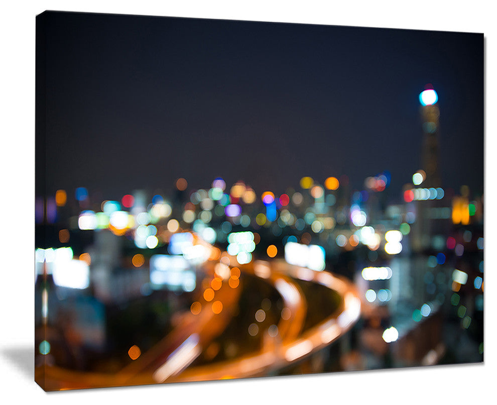 "Bangkok City at Twilight" Canvas Print