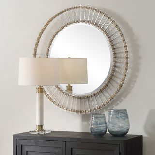 Uttermost - 09997 - Mirror - Denali - Brushed Gold Iron